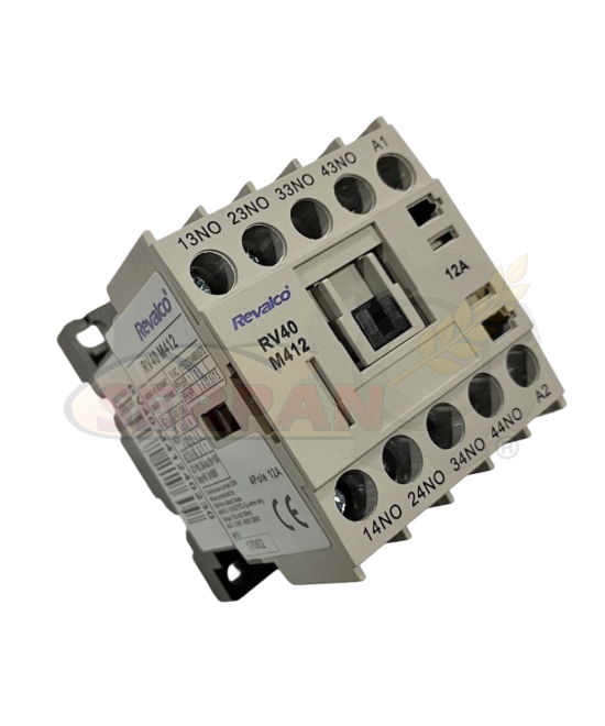 MINICONTACTOR REVALCO 12A 4P N/O 230VAC CONTACTOR HORNO SMEG ALFA135XE/XM/VM/BM/161X/141XE/ ALFA143XM /  ALFA135GH/136BM / ALFA1