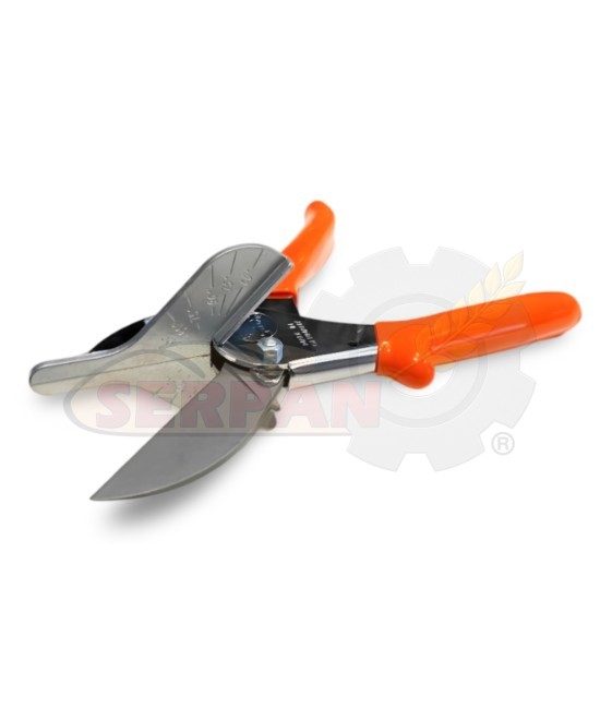 TIJERAS DE CORTE CON MARCADOR ANGULAR CORDONES Y CORREAS TERMOSOLDABLES