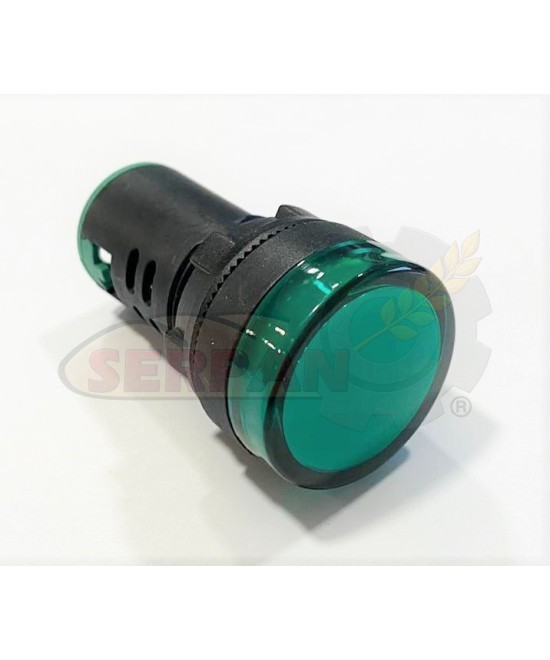 INDICADOR LED VERDE PILOTO SEÑALIZACION FORMADORAS, CAMARAS DE REPOSO, REFINADORAS,  SUBAL, CSM, MENDOZA, PEDRO PRAT, SALVA REVE