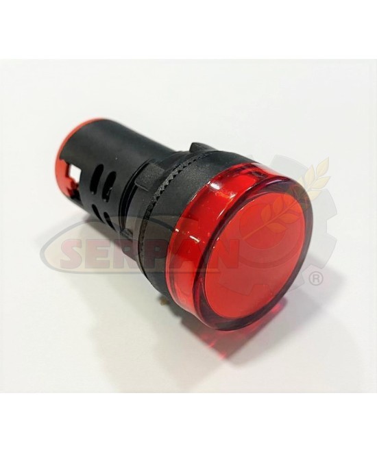 INDICADOR LED ROJO PILOTO SEÑALIZACION FORMADORAS, CAMARAS DE REPOSO, REFINADORAS,  SUBAL, CSM, MENDOZA, PEDRO PRAT, SALVA REVEN