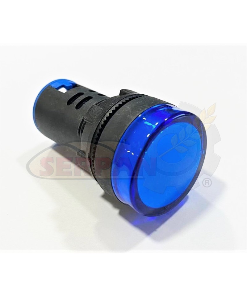 INDICADOR LED AZUL PILOTO SEÑALIZACION FORMADORAS, CAMARAS DE REPOSO, REFINADORAS,  SUBAL, CSM, MENDOZA, PEDRO PRAT, SALVA REVEN