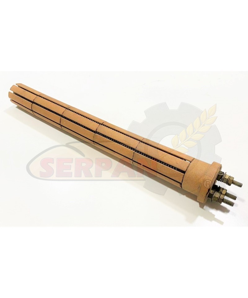 RESISTENCIA CERÁMICA 1000W HORNO FERMENTADORA PANADERIA PASTELERIA SALVA Ø30x270 230VAC