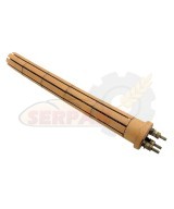 RESISTENCIA CERÁMICA Ø30x270 230VAC III 1500W RESISTENCIA FERMENTADORA HORNO PANADERIA PASTELERIA SALVA