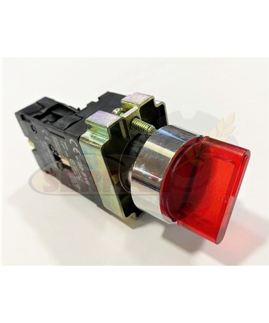 SELECTOR LUMINOSO ROJO 0-1 INTERRUPTOR PESADORA DIVISORA AMASADORA HORNO REFINADORA