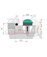 MANILLA PUERTA CÁMARA FERMENTACIÓN SALVA SATURNINO DE LA OLIVA SUBAL F-921 A