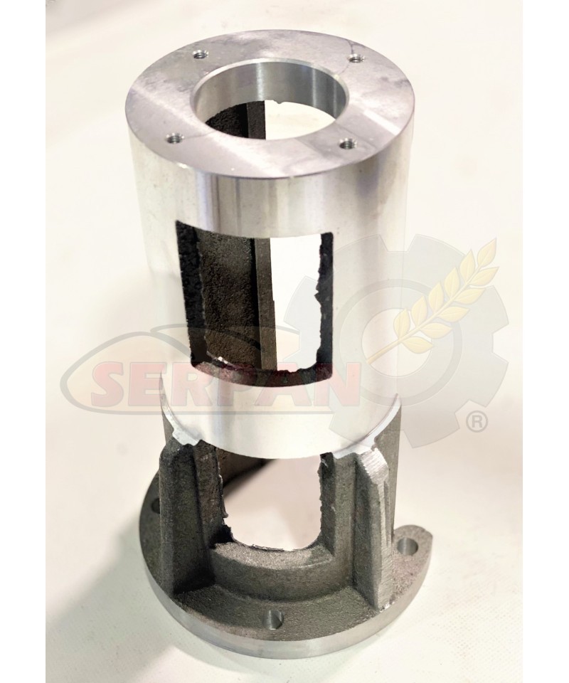 SOPORTE ALUMINIO EJE MOTRIZ PESADORA HEÑIDORA SUBAL CSM