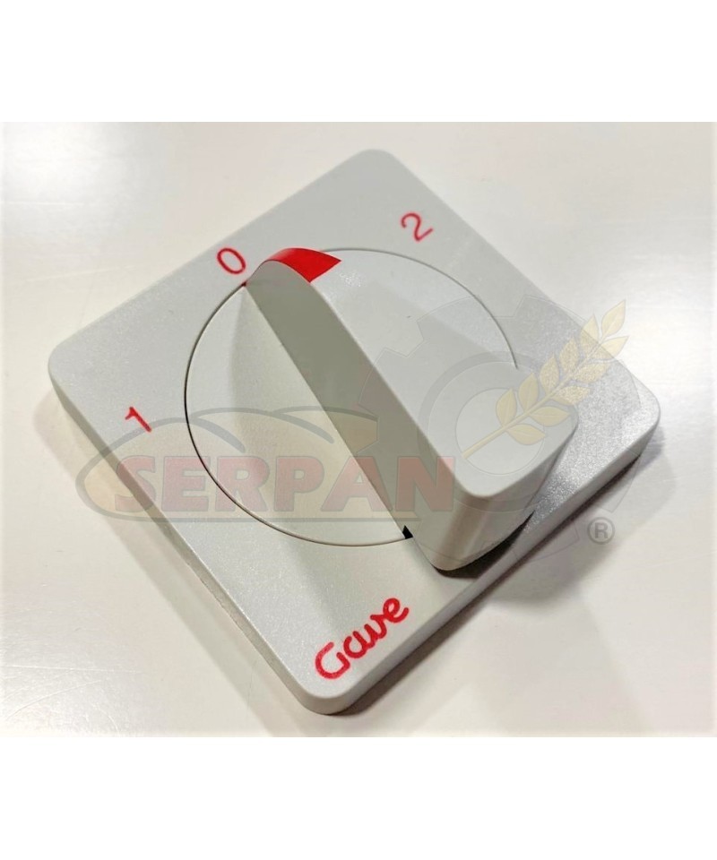 CARATULA 1-0-2 CONMUTADOR GAVE AR0396010 48x48mm