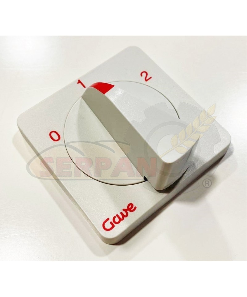 CARATULA 0-1-2 CONMUTADOR GAVE 48x48mm AP0476010 AK1000010