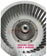 TURBINA PARA HORNO REVENT 620 B180 B160 BEGESA B180 B160 41310201B 724 A-BOX RACK LIFT 724A BOX VAGNSLYFT 50203903