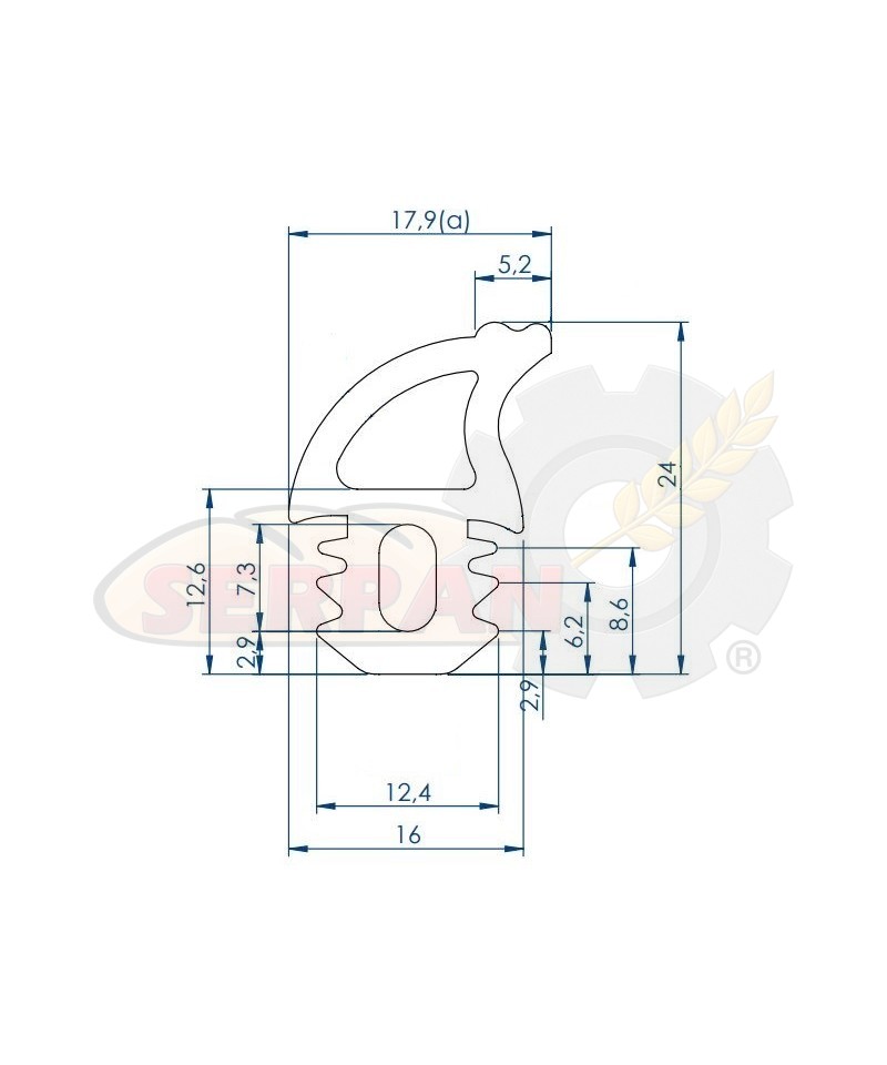 GOMA PUERTA HORNO FM SERIE ST COMPACT RXB / RXF A EUROFOURS RUNI V6 S3P-000A002-ES CONBEQ QUARTZ ECO ZAFIRO TUIRBO ECO AMBER TUR