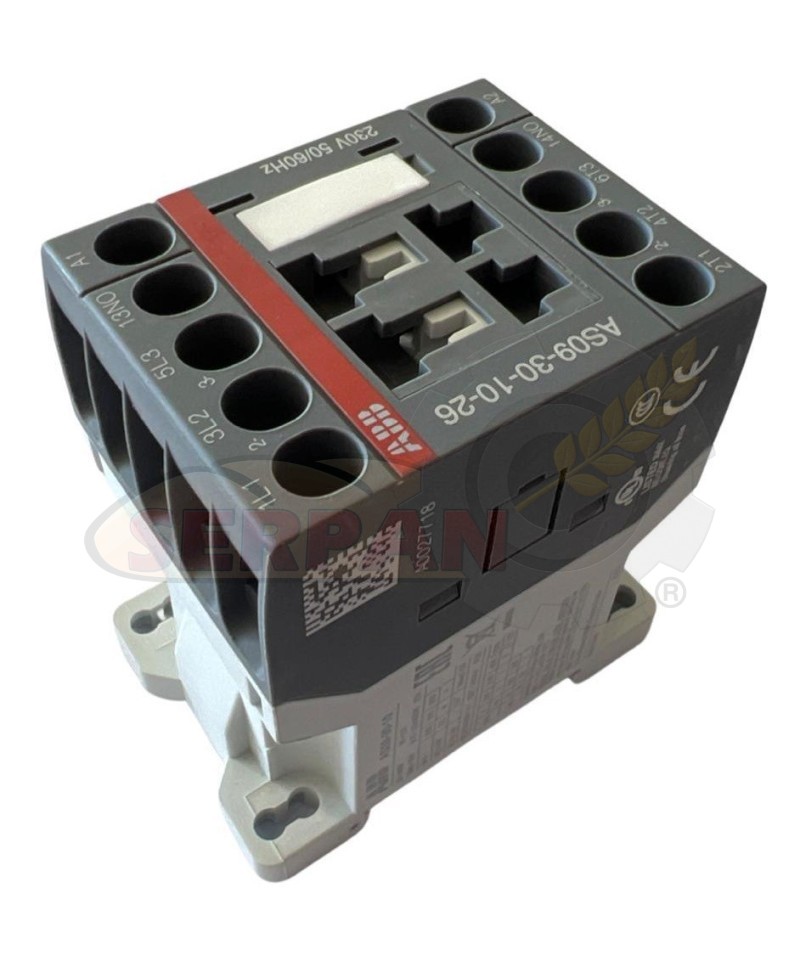 CONTACTOR ABB 3P+N/O 230VAC 22A AS09-30-10-26 HORNO FM RX RXB