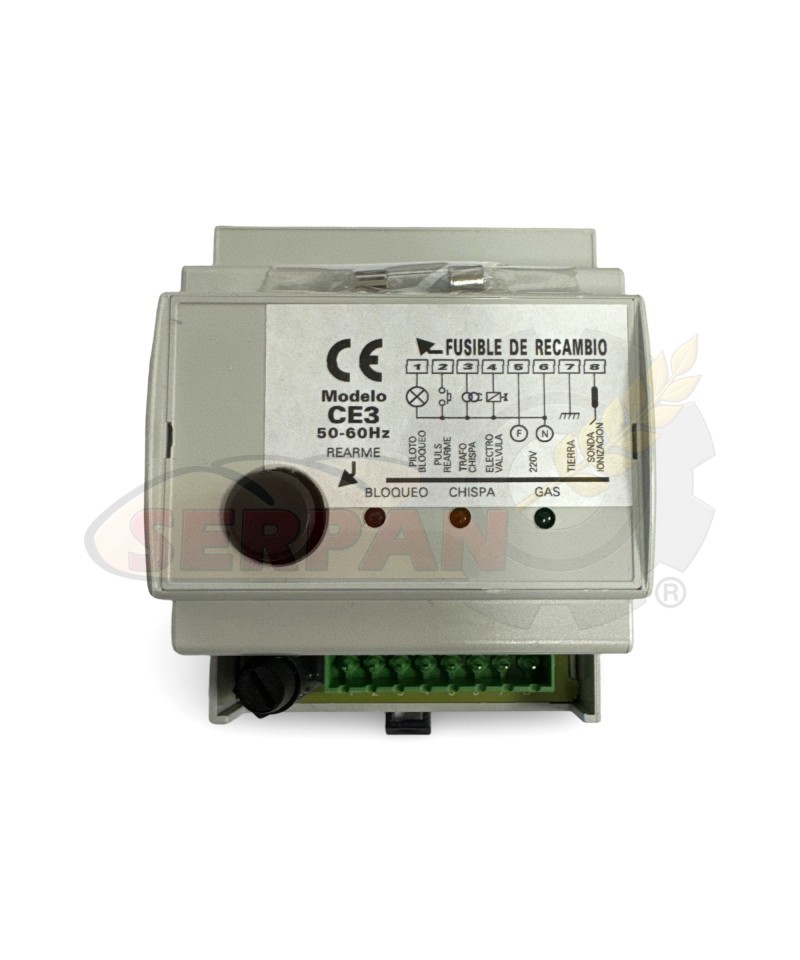 Centralita encendido gas horno Dobra VALLTRADE CE3 TURBO 611 GAS TURBO 1011 GAS P14; CR3 CR4 FR3 FR4