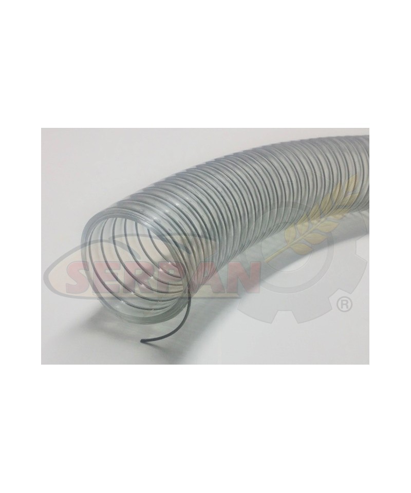MANGUERA SILO HARINA PVC Ø60mm ESPIRAL DE ACERO RYLASPIR