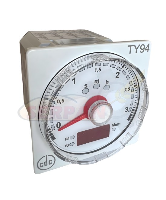 TEMPORIZADOR CDC TY94/166 B.3 24VAC/DC 30s/3m/30m/3h CDC TY92/162 MIXER S.R.L IBT.EVO 50 BRACCIA TUFFANTI 400 AÑO 2022 ASM 130 E