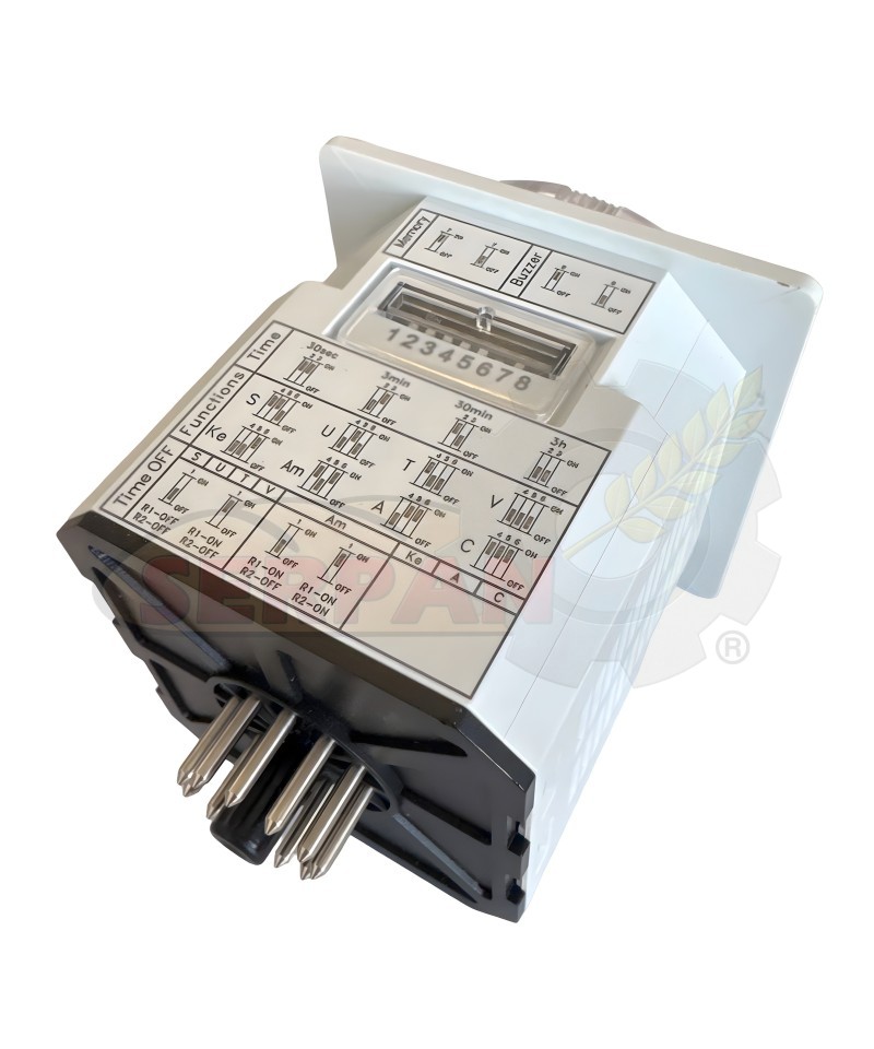 TEMPORIZADOR CDC TY94/166 B.3 24VAC/DC 30s/3m/30m/3h CDC TY92/162 MIXER S.R.L IBT.EVO 50 BRACCIA TUFFANTI 400 AÑO 2022 ASM 130 E