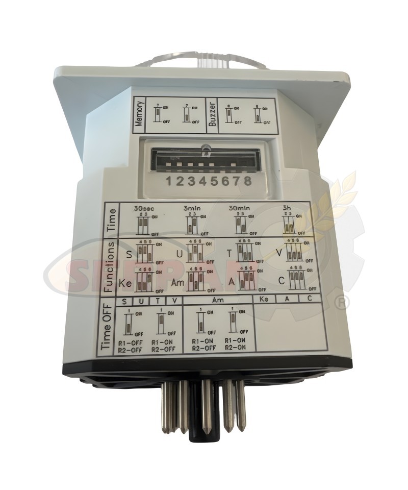 TEMPORIZADOR CDC TY94/166 B.3 24VAC/DC 30s/3m/30m/3h CDC TY92/162 MIXER S.R.L IBT.EVO 50 BRACCIA TUFFANTI 400 AÑO 2022 ASM 130 E