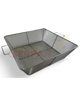 CESTA INOXIDABLE FREIDORA PASTELERIA BOLLERIA 40x40cm MALLA 4x4mm