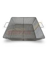 CESTA INOXIDABLE FREIDORA PASTELERIA BOLLERIA 40x40cm MALLA 4x4mm