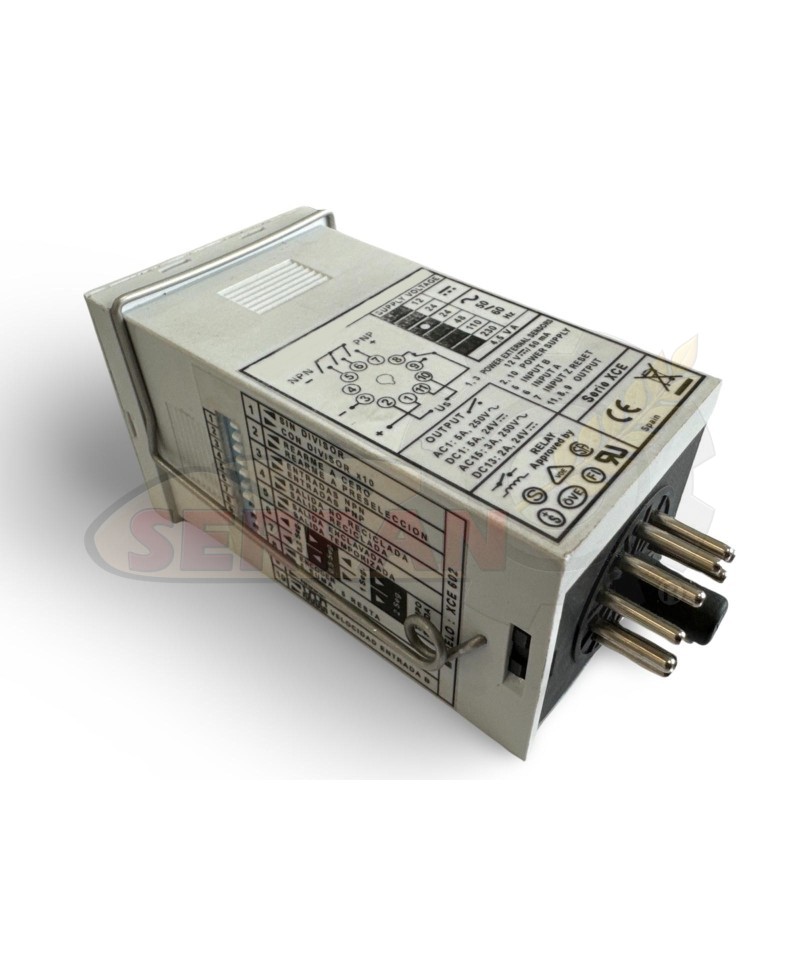CUENTA PIEZAS PESADORA SUBAL MAPANVA CSM SALVA MENDOZA ZELAIETA AUTOMATISMOS Y CONTROL Y PROGRAMACION SL XCE 602 24VAC