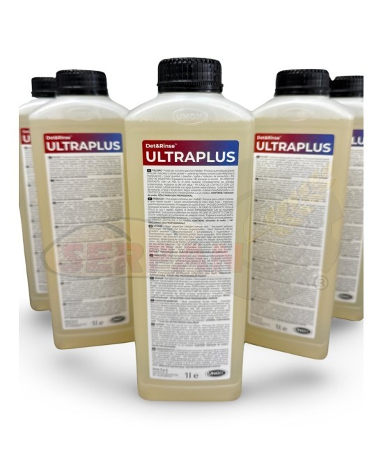 DB1075A0 DET&RINSE PLUS DETERGENTE HORNO UNOX DET&RINSE PLUS PACK 10x1L