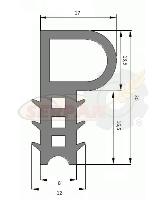 GOMA PARA PUERTA HORNO BONGARD