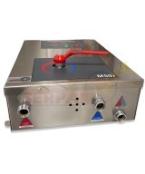 CUENTA LITROS MODELO 50 INOX MEZCLADOR AGUA MANUAL DOSIFICADOR DE AGUA PARA PANADERIA Y PASTELERIA