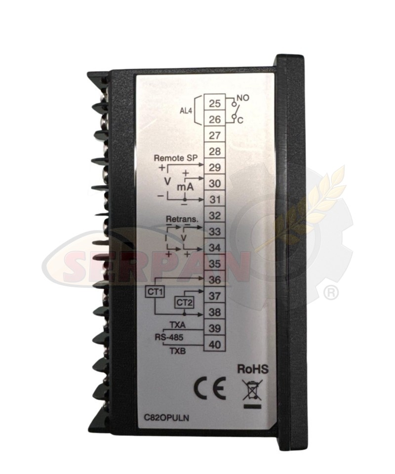 TERMORREGULADOR DIGITAL HORNO BRAINDCHILD C42 96x96mm 24Vac