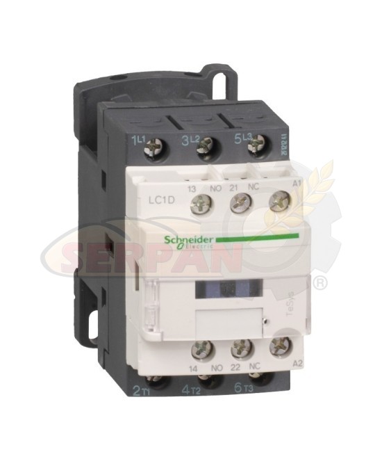 CONTACTOR SCHNEIDER LC1D18P7 18A 1NA/1NC 240VAC