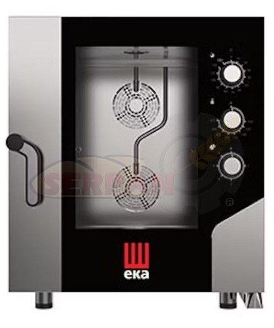 HORNO EKA MKF 616 GS GAS 6 BANDEJAS CON HUMIFICADOR