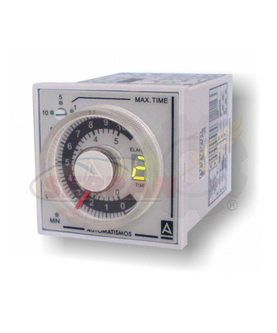 XMD001 TEMPORIZADOR ANALOGICO MULTIESCALA 24VAC TEMPORIZADOR OMRON H2C
