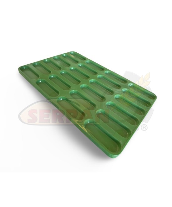 BANDEJA FRANKFURT HOT DOG 60x40cm TEFLONADA 20 EMBUTICIONES