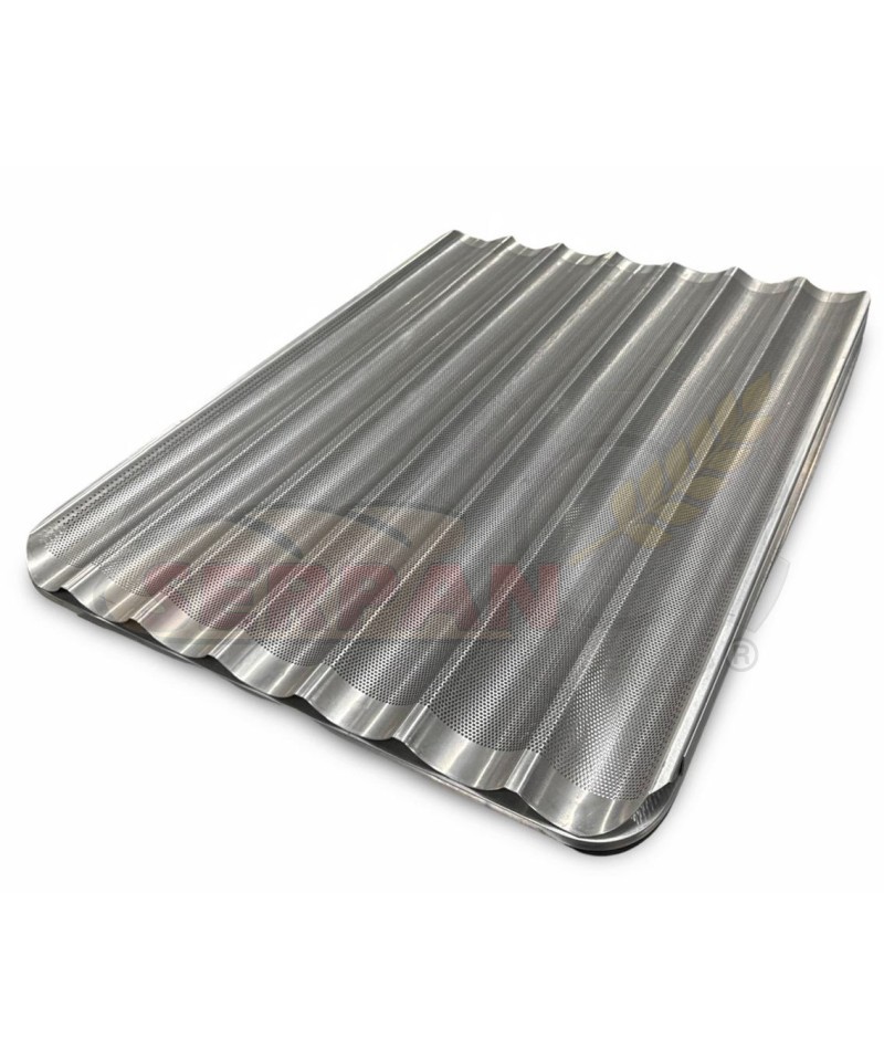 Bandeja aluminio acanalada 100X80 cm  horno Revent Begesa Salva Bertam Mondial Forni Real Forni Saturnino de la Oliva UNOX DOBRA