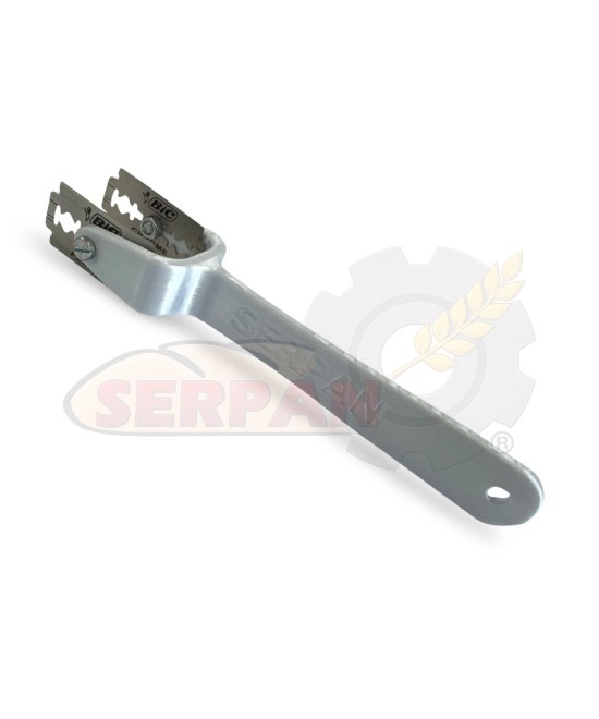 SOPORTE CUCHILLA GREÑADOR DOBLE ANCHO CORTE 30mm