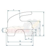 GOMA PUERTA HORNO MONDIAL FORNI