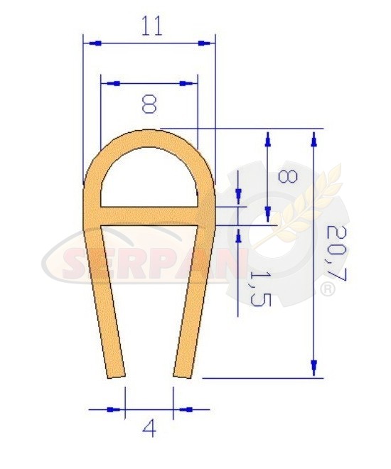 GOMA PUERTA HORNO EUROFOURS