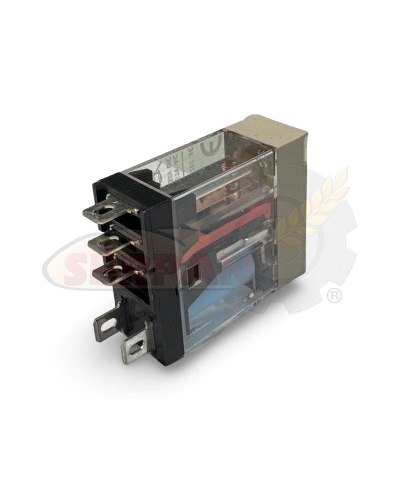 OMRON G2R-1-SNI RELE POTENCIA 24VDC 24VAC 240VAC CON PULSADOR DE PRUEBA