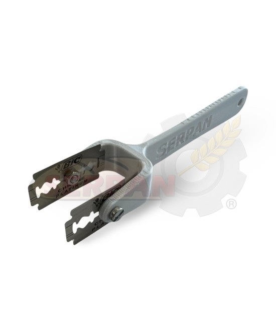 SOPORTE CUCHILLA GREÑADOR DOBLE ANCHO CORTE 30mm