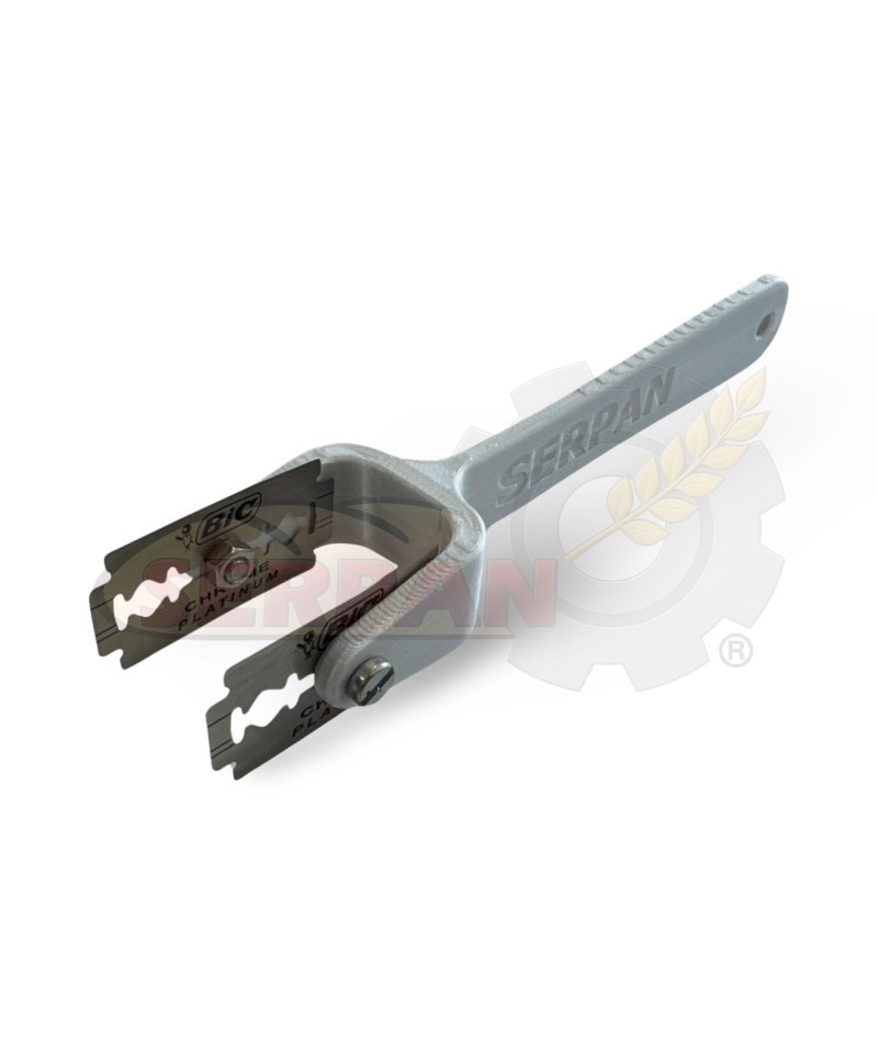SOPORTE CUCHILLA GREÑADOR DOBLE ANCHO CORTE 100mm