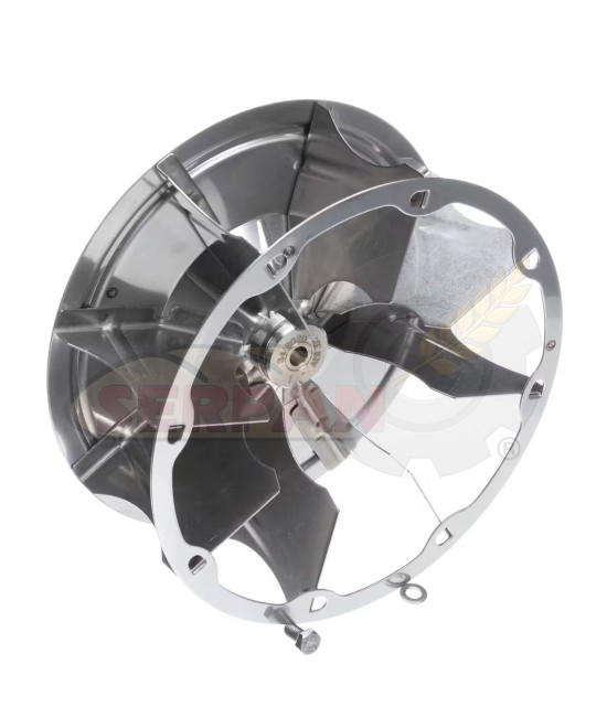 KVN1184A TURBINA MOTOR HORNO UNOX XEVC-1021-GPR XEVC-0511-E1R-0.D03 Ø195MM E: 80MM 8 ASPAS