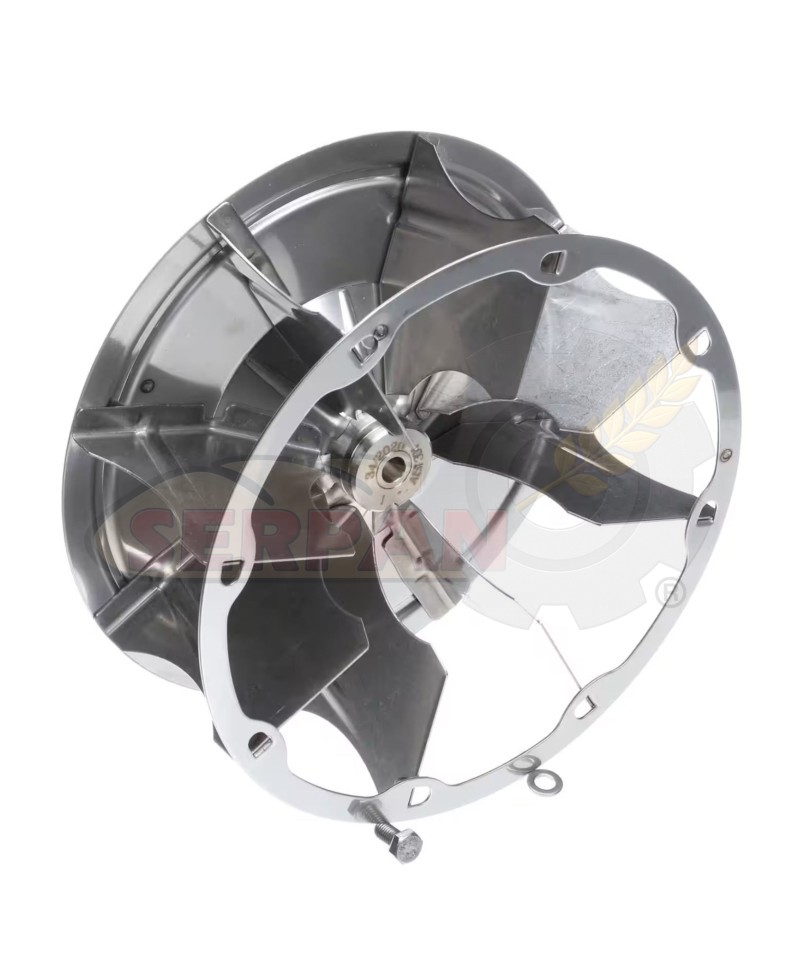 KVN1184A TURBINA MOTOR HORNO UNOX XEVC-1021-GPR XEVC-0511-E1R-0.D03 Ø195MM E: 80MM 8 ASPAS