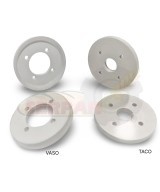 KIT RETENCIÓN PISTÓN PESADORA Ø130x7mm BLANCO