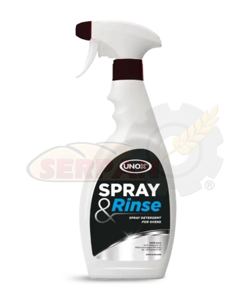 DB1044 UNOX SPRAY&Rinse 750ml DETERGENTE HORNO PACK 12Und