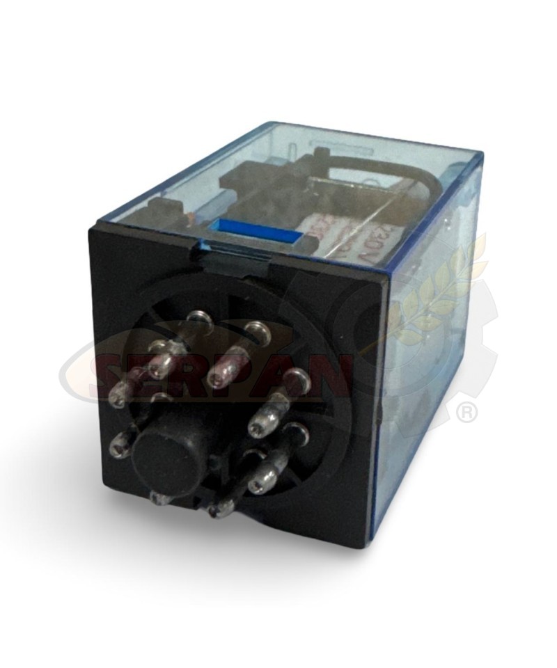 RELE DE POTENCIA 230VAC 2 CONTACTOS 10A CONEXION 8 PIN HORNO DOBRA 611