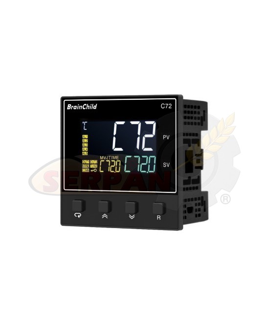 CONTROLADOR TEMPERATURA DIGITAL BRAINDCHILD C72 ASCON TLK72 LCR TERMOSTATO HORNO PANADERIA PASTELERIA HORNO REVENT BEGESA BALART