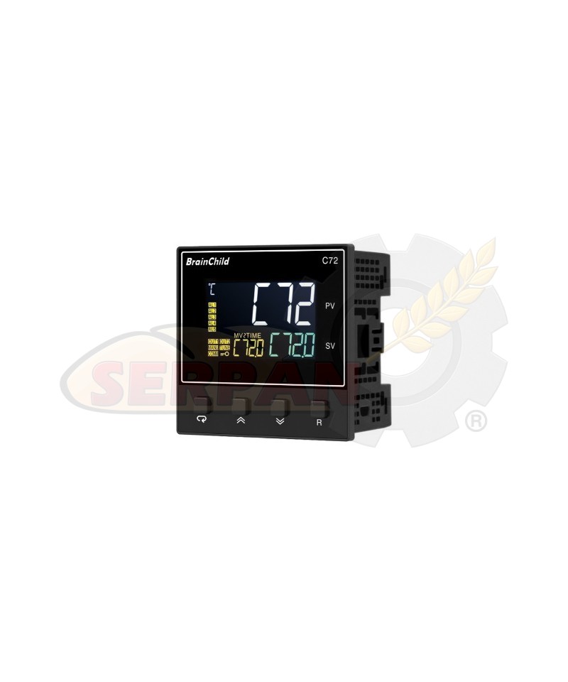 CONTROLADOR TEMPERATURA DIGITAL BRAINDCHILD C72 ASCON TLK72 LCR TERMOSTATO HORNO PANADERIA PASTELERIA HORNO REVENT BEGESA BALART