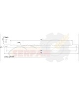 SIERRA CORTADORA WABAMA 303mm CLAVIA 3mm