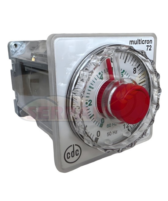 TEMPORIZADOR MULTICRON 1800/726 B12 ESCALA 0 A 12 m/s/h 230Vac