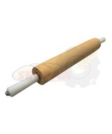RODILLO MADERA HAYA CON EMPUÑADURAS DE NYLON PARA MASAS DE PANADERIA PASTELERIA Y PIZERRIA