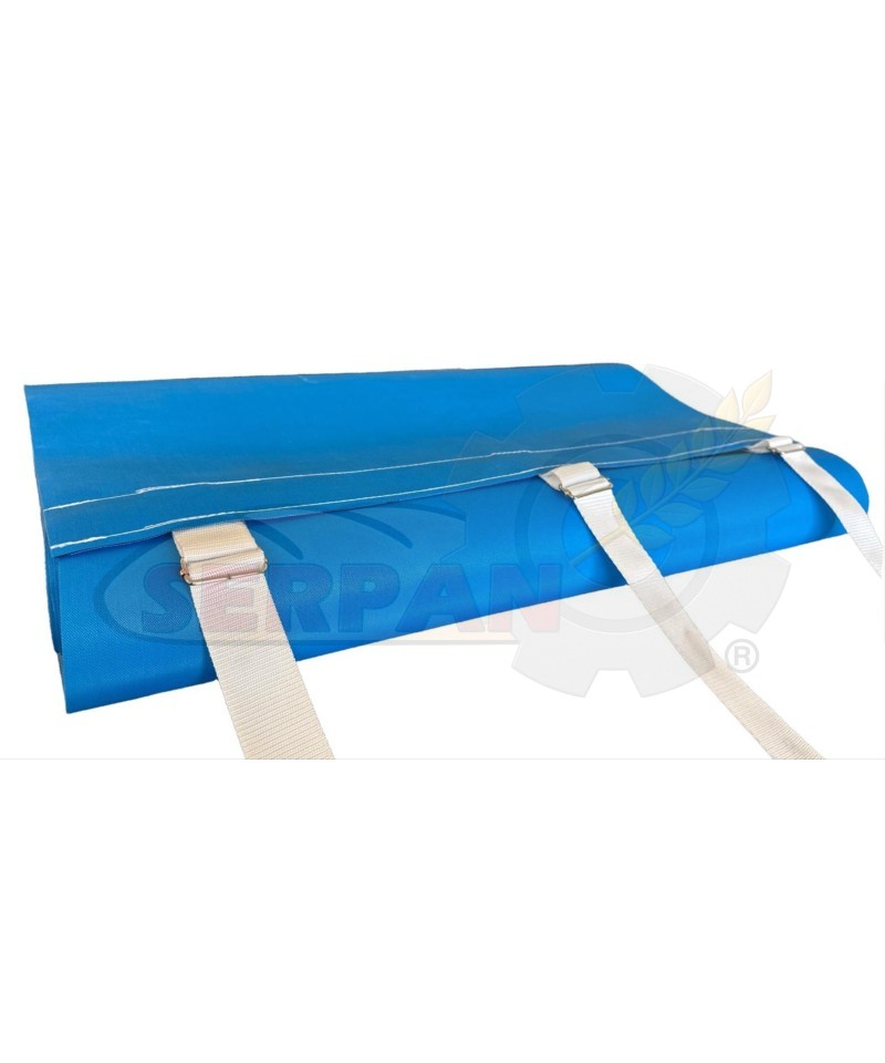 BONGARD LONA PARA CARGADOR HORNO 2670x740mm 3 TIRANTAS CILÓN AZUL