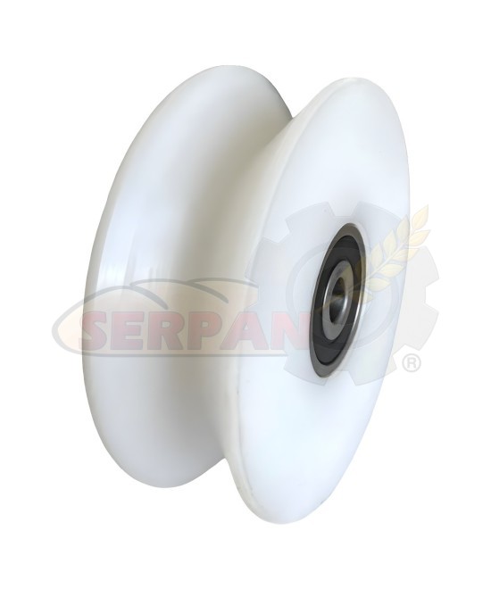 RUEDA POLIAMIDA CARGADOR HORNO Ø100x34mm CON DOBLE RODAMIENTO